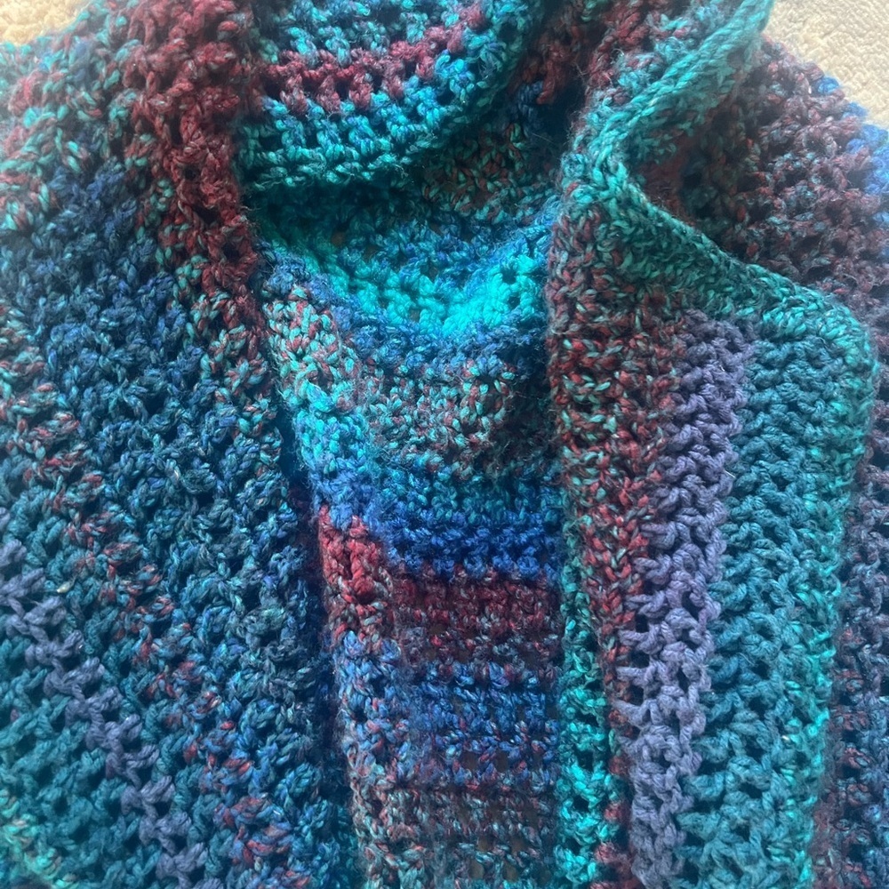 Handmade Boho Shrug-style Sweater